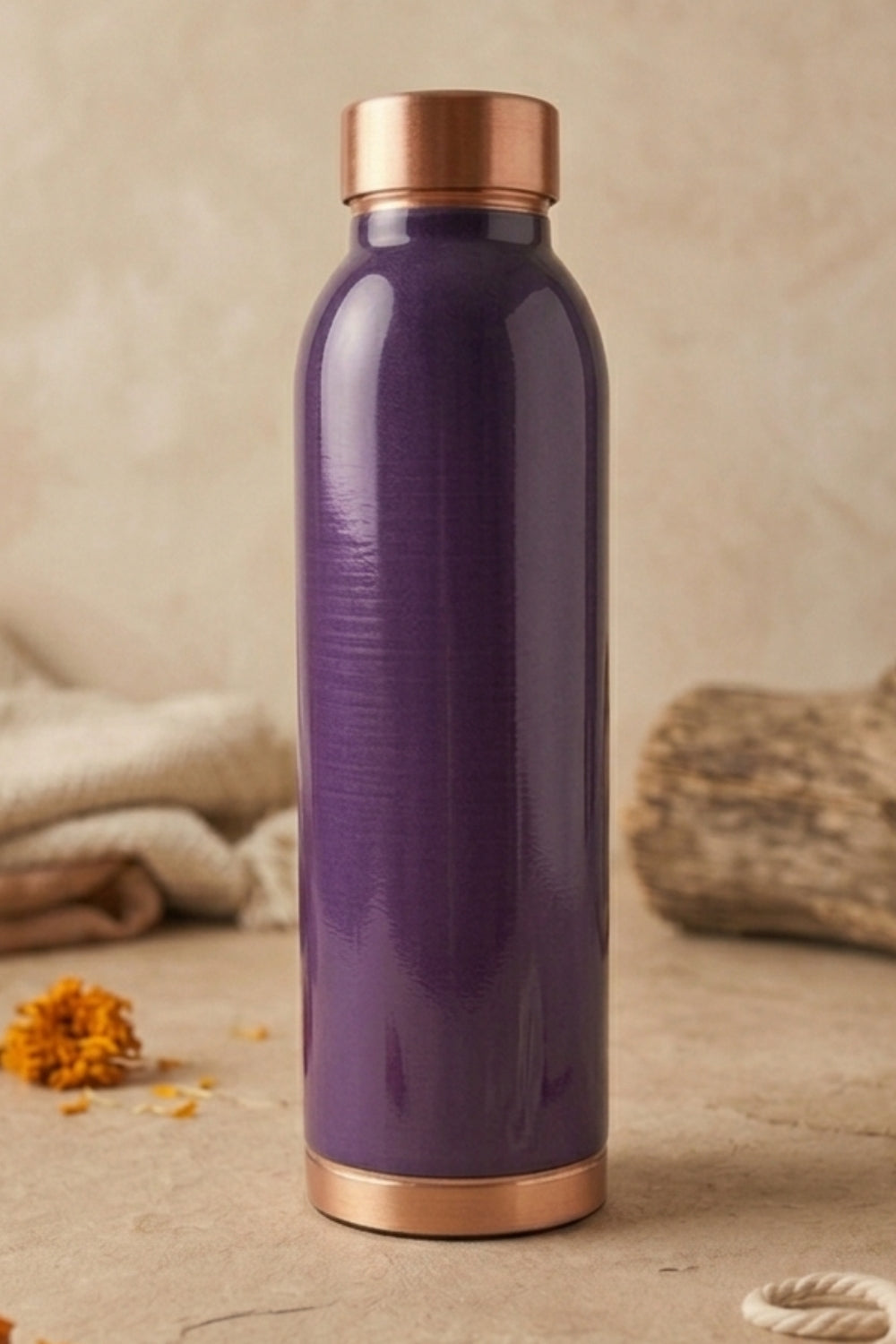 Aarunya Pure Copper Water Bottle, 1 Litre