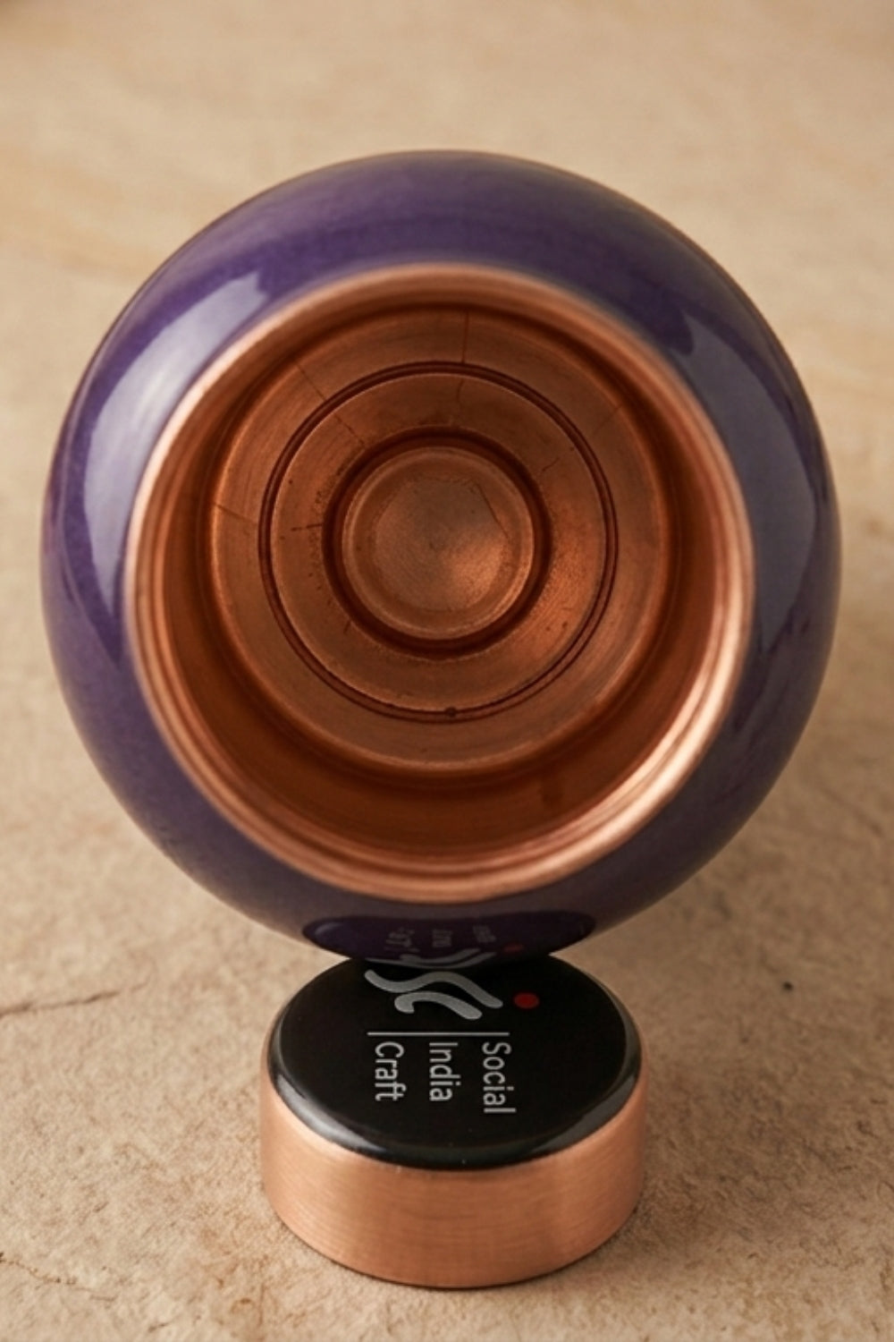 Aarunya Pure Copper Water Bottle, 1 Litre