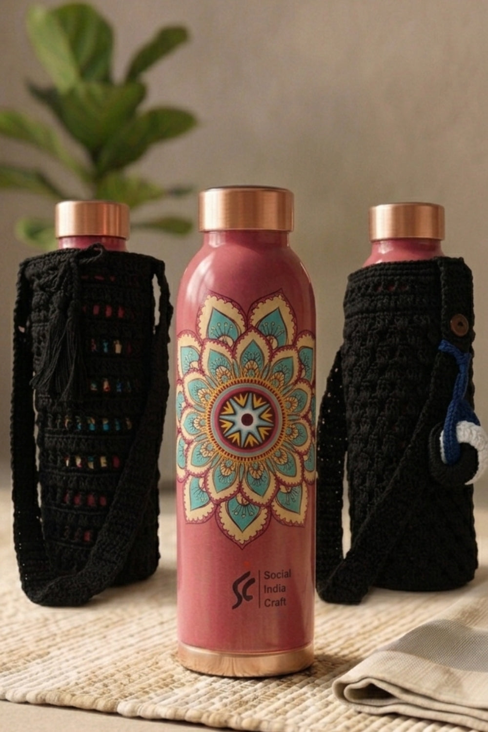 Dor Handcrafted Crochet Bottle Cover