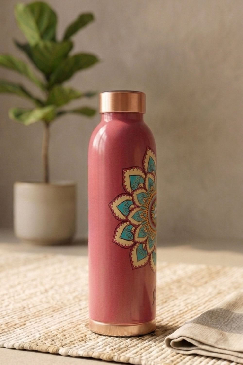Kamala Pure Copper Water Bottle, 1 Litre